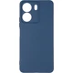 Чехол Fiji Full Soft Premium для Xiaomi Redmi 13C противоударный бампер с микрофиброй Dark Blue - изображение 2