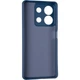 Чехол Fiji Full Soft Premium для Xiaomi Redmi Note 13 5G противоударный бампер с микрофиброй Dark Blue - изображение 3