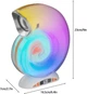 Беспроводная мини умная смарт колонка 4 в 1 с блютуз Conch Music Light, 256 режимов освещения AMZ 164-12328755 - изображение 9