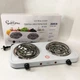 Електроплита Suntera DP-1915 white 2000W настільна двоконфоркова - зображення 4