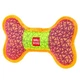 Игрушка для собак WAUDOG Fun, "Кость", Ш 20 см, Д 12 см розовый - изображение 2