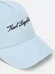 Кепка с вышитой надписью Karl Lagerfeld голубой 541123a - изображение 3