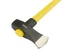Сокира-колун MASTERTOOL, 2700 г, HRC60, рукоятка фібергласова, 900 мм. Yellow and Black (05-0210) - зображення 3