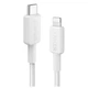 Кабель ANKER 322 USB-C to Lightning - 1.8m Nylon (Белый) - изображение 1