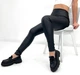 Fashions • Лосины эко кожа высокая посадка Магик Fashions 52 черный (1250-фг) - изображение 7