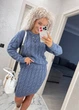 Fashions • В'язаний костюм Злата Fashions 42-52 джинс (314-нс) - зображення 7