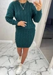 Fashions • В'язаний костюм Злата Fashions 42-52 смарагдовий (314-нс) - зображення 5