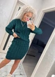 Fashions • В'язаний костюм Злата Fashions 42-52 смарагдовий (314-нс) - зображення 10