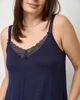 Fashions • Нічна сорочка Marie Fashions 5XL темно-синій (70134-ні) - зображення 3