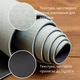Коврик для йоги Marjari Yoga Basic 183x61x0.6 cм Grey - изображение 4