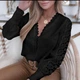 Fashions • Кофта женская Беатриса Fashions 54-56 черный (#453-ел) - изображение 5
