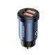 Автомобильное зарядное устройство ESSAGER Gyroscope Mini Charger USB-A + USB-A 30W Blue (ECC2A-TL03) - изображение 1