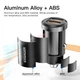 Автомобильное зарядное устройство ESSAGER Gyroscope Mini Charger USB-A + USB-A 30W Blue (ECC2A-TL03) - изображение 6
