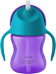 Kubek ze słomką Philips Avent Cup 9+ Fioletowy 200 ml (8710103781912) - obraz 2