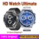 Умные смарт часы WATCH Ultimate5 AMOLED Full HD экран с компасом и GPS +2 дополнительных ремешка в комплекте Чёрный - изображение 5