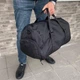 Черная спортивная дорожная сумка текстильная сумка с отделением для обуви Strong - изображение 1