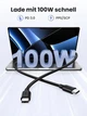Кабель зарядный UGREEN USB C to USB C 100 W 5A/20V PD 3.0 2 м White (US562) - изображение 2