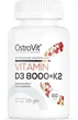 Вітаміни Д3 + К2 OstroVit D3 8000 + K2 60 таблеток в упаковці (VMD-1205554) - зображення 1