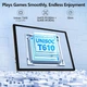 Планшет 10.3" Full HD Kinstone KST103SD-L 4/128Gb 3G 2-SIM 8 ядер Android 12 7500 mAh Серебристый - изображение 4