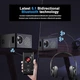 Мультимедійний проектор Eroshoo 7200 Лм Full HD WI-Fi Bluetooth з динаміками - зображення 3