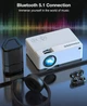 Мультимедийный проектор ‎‎COMAOGO T002 Full HD 9500 Лм WiFi Bluetooth с динамиками g11 - изображение 2