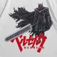 Футболка с принтом Berserk Гатс в броне Берсерка XL Белый Ф Ан003-Б XL - изображение 2