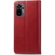 Шкіряний чохол книжка GETMAN Gallant (PU) для Xiaomi Redmi Note 10 / Note 10s Red - зображення 2