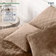 Покрывало ТЕП Velour (Велюр) 240х260 Капучино Ромб круглый - изображение 3