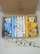 Набор для новорожденных для близнецов: пеленки и игрушки a.l.babybox желто-голубой - изображение 1