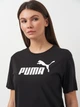 Футболка хлопковая женская Puma ESS Logo Boyfriend Tee 58686801 M Черная (4063697266919) - изображение 4