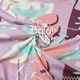 Ткань бязь Тропикал ширина 220 см розовый/мятный/бордовый - изображение 3
