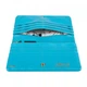 Голубой женский кошелёк из фактуной кожи Ashwood J56 BLUE ATOLL - изображение 5