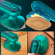 Портативный паровой утюг ручной отпариватель 0.06л 30Вт Lesko Steam Iron C020 Green - изображение 9