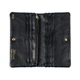 Чёрный женский кошелёк из фактуной кожи Ashwood J56 BLACK - изображение 4