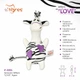 Мягкая игрушка Tigres Зебра LOVE 17 см (ІГ-0201) - изображение 2