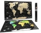 Скретч карта світу My Map Black edition mini ENG 61*41 см - изображение 1
