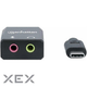 Внешняя звуковая карта MANHATTAN USB-C 2.1 (153317) - изображение 4