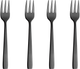 Набір столових приборів для торта Aida RAW Cakeforks Silver 4 шт (5709554158377) - зображення 1