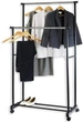 Підлогова телескопічна вішалка-стійка до 30 кг Чорний Double Bar Rack Hight Ajustable (SH772377) - зображення 2