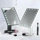 Зеркало с подсветкой большое 22 светодиода Led для макияжа с USB Черное (SH773512) - изображение 2