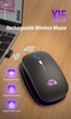 Безпровідна мишка X 15 bluetooth матова чорна - зображення 6