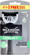 Одноразові станки для гоління Wilkinson Sword Xtreme 3 Black Edition 4+2 шт (4027800510948) - зображення 3