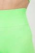 Велосипедки жіночі в рубчик Giulia TRACKS RIB one size Green neon безшовні спортивні шорти для фітнесу - зображення 5