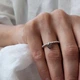 Кольцо серебряное женское колечко с подвеской Сердце без камней 19 размер серебро 925 пробы Родированное 1064 - изображение 10