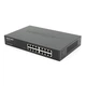 Комутатор POE Mercury S116PS 15 портів POE 100Мбіт + 1 порт Ethernet (UP-Link) 100 Мбіт, БП вбудований, кріплення у стійку, BOX (294*180*44) - зображення 3