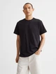 Футболка хлопковая мужская H&M 060975620 S Черная (6666000307941) - изображение 1