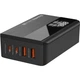 Зарядний пристрій ColorWay Power Delivery GaN (2USB-A + 2USB TYPE-C) (100W) black (CW-CHS041PD-BK) - зображення 6