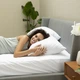 Подушка NORDIC COMFORT+ IDEIA 50х70 см з блискавкою, антиалергенна біла - зображення 1