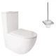 Підлоговий Унітаз Qtap Jay із сидінням Slim Duroplast 680х370х815 мм + ПОДАРУНОК Йоржик підвісний QT - зображення 1