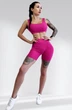 Костюм для фитнеса женский LILAFIT комплект шорты и топ ярко-розовый M (LFT000023) - изображение 2